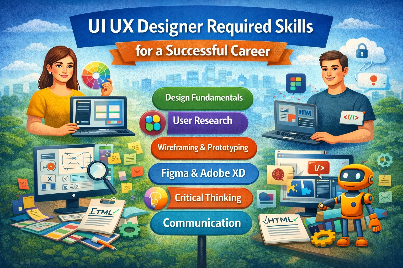 UI UX designer required skills